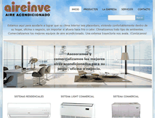 Tablet Screenshot of aireinve.com.ar